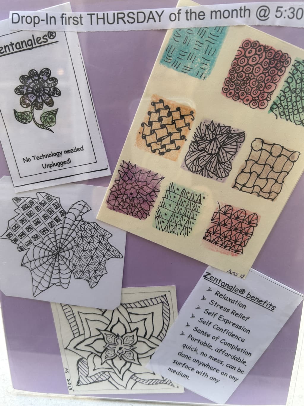 Drop in Zentangle