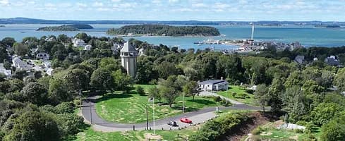 Fort Revere Park in Hull, Massachusetts