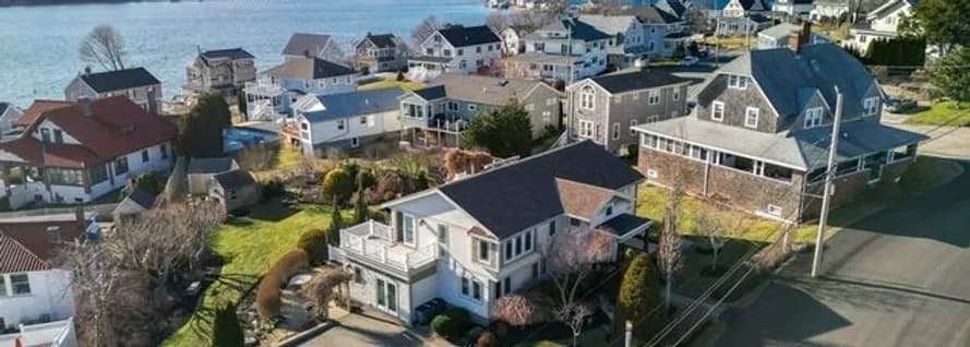 Hampton Circle neighborhood in Hull, Massachusetts