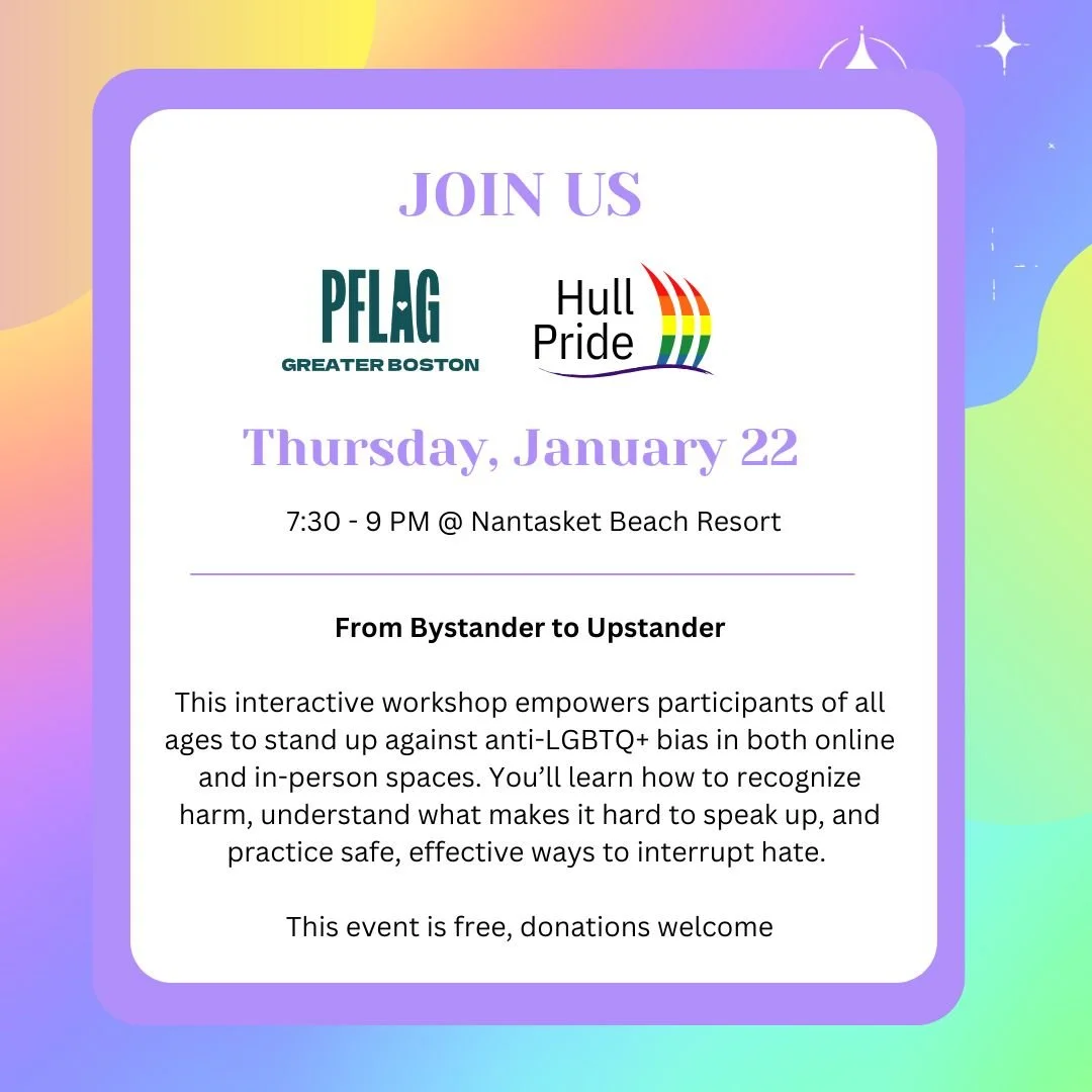 PFLAG x Hull Pride - From Bystander to Upstander