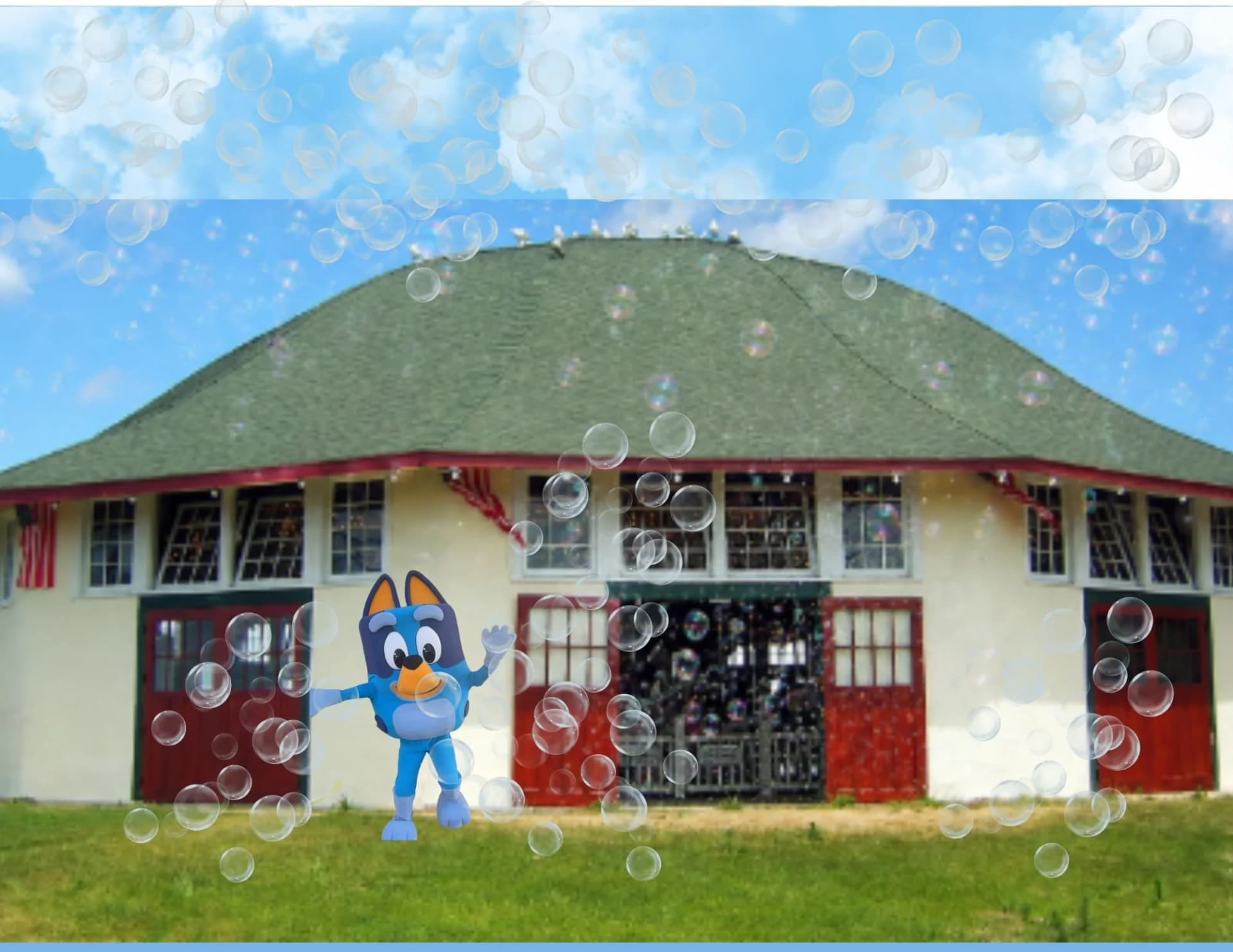 BubbleBonanza with Blue Pup from Down Under