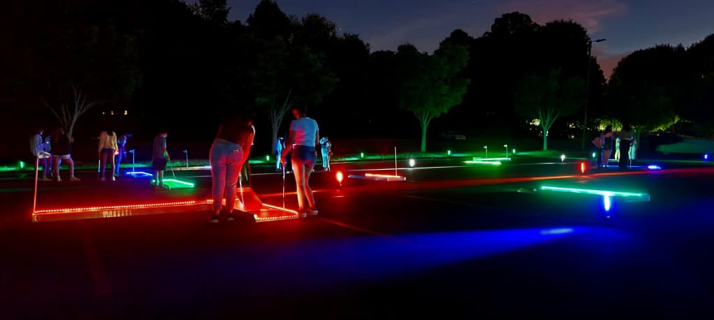 Glow in the Dark Mini Golf