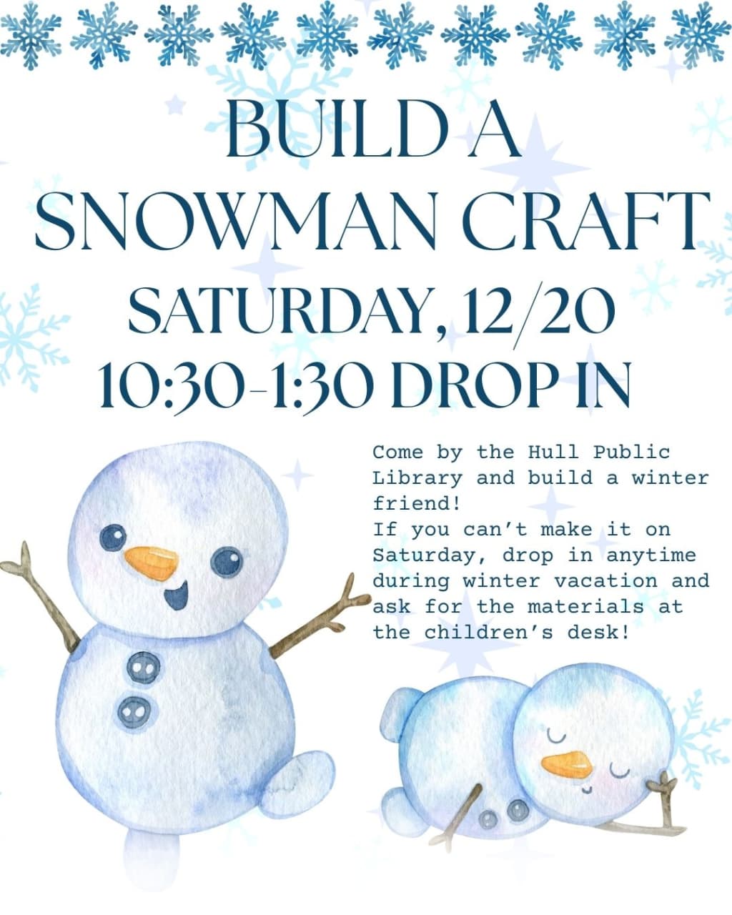 Build a Snowman Craft