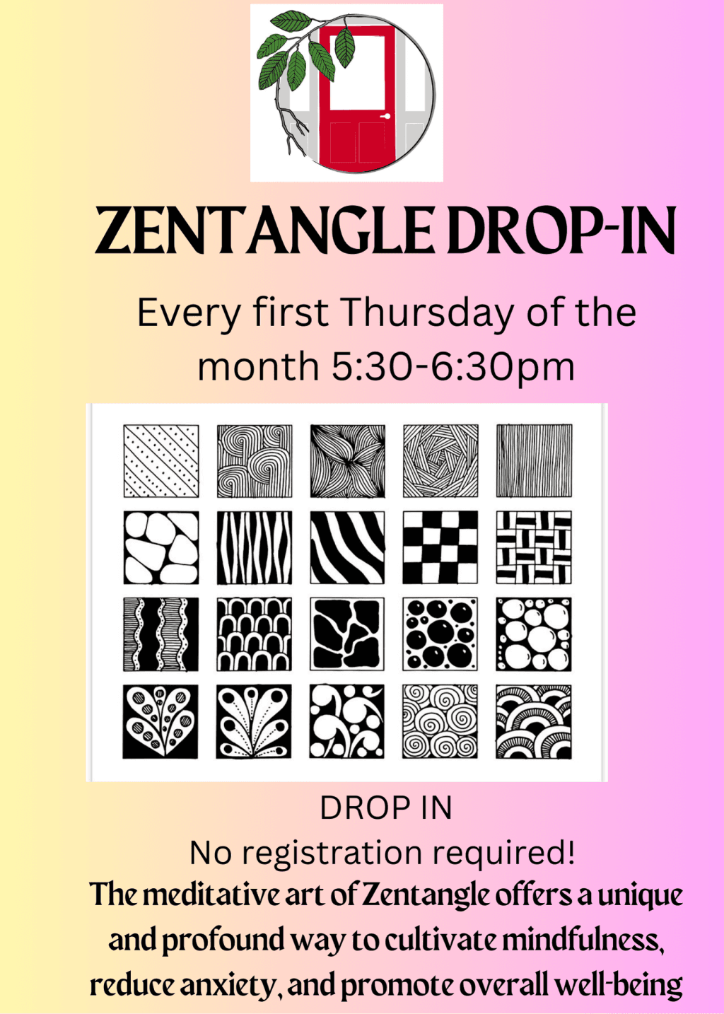 Drop in Zentangle
