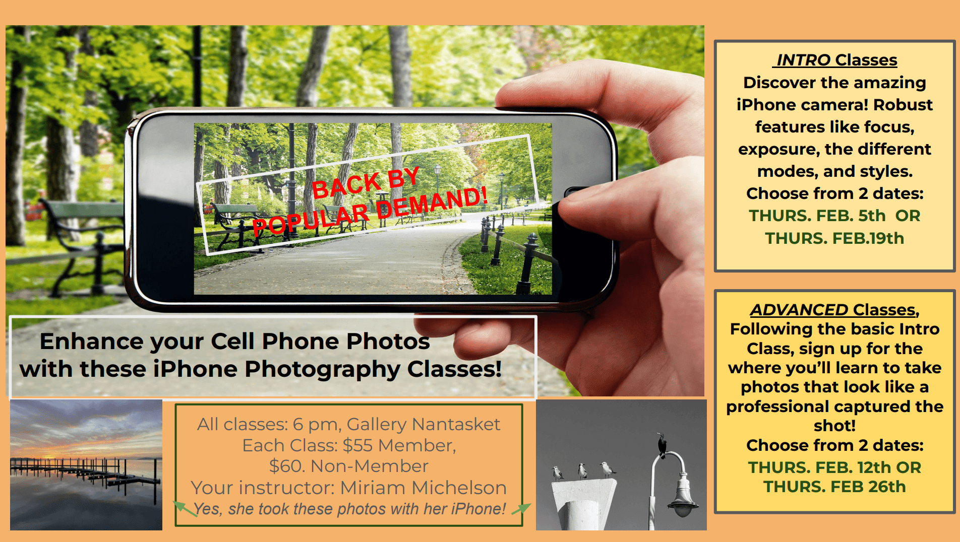 Basic iPhone Photography Class with Miriam Joy Michelson