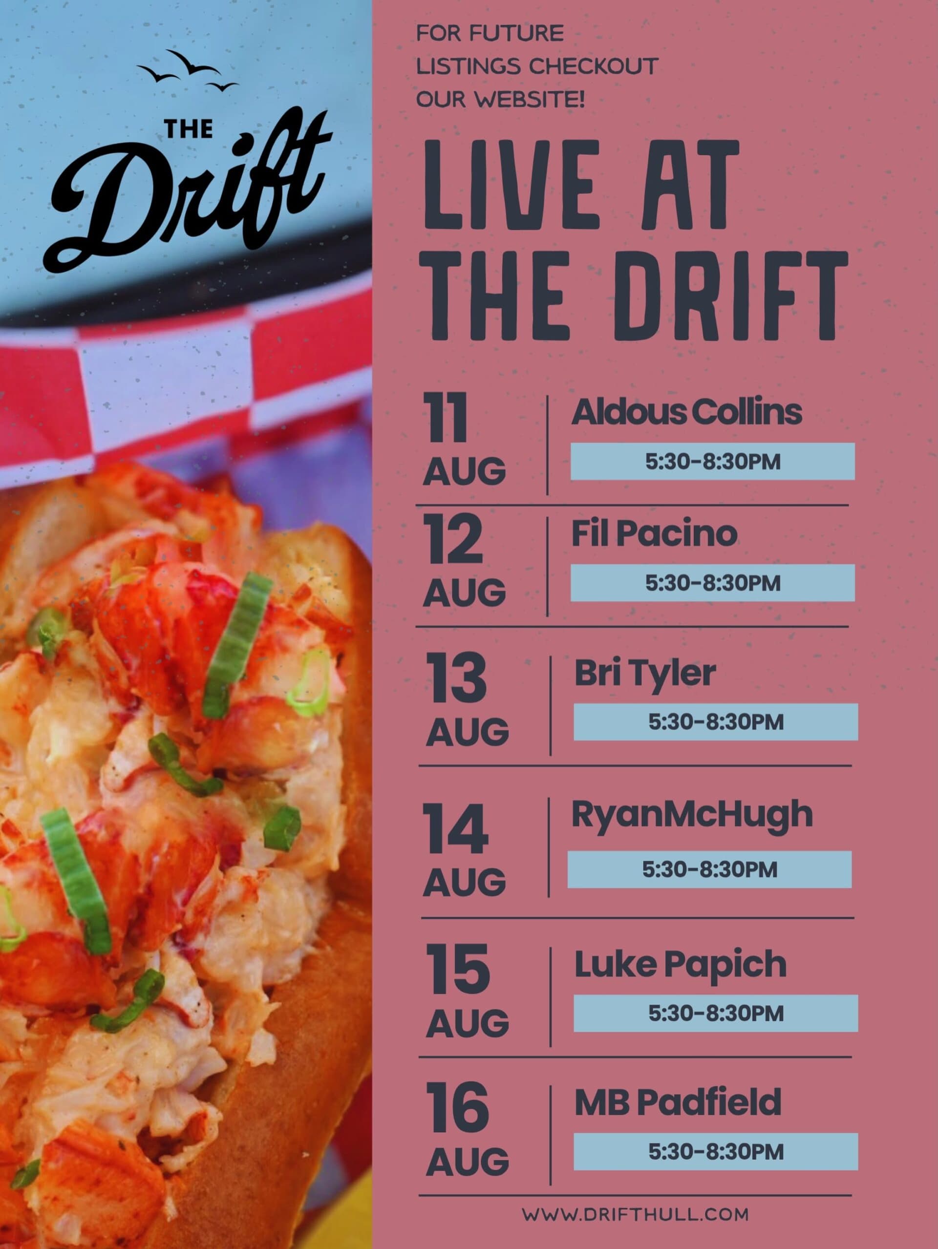 MB Padfield – Live music