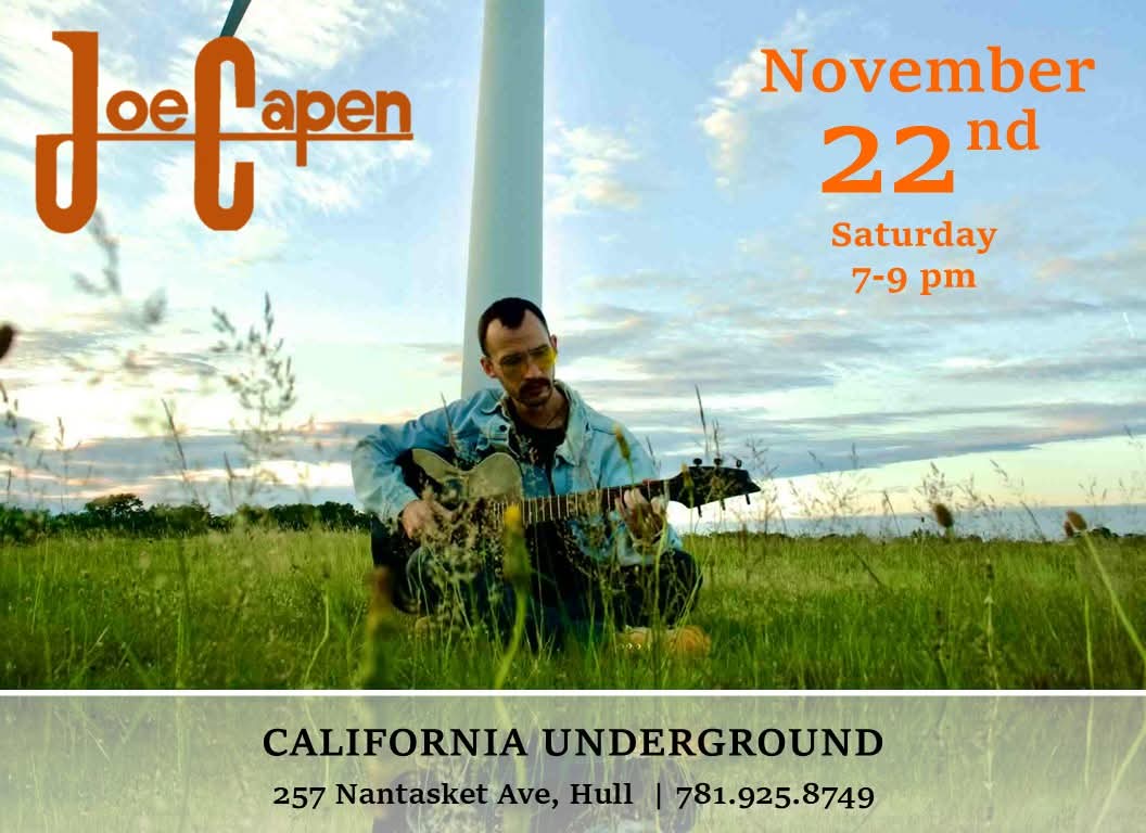 Joe Capen is live at California Underground 🎸