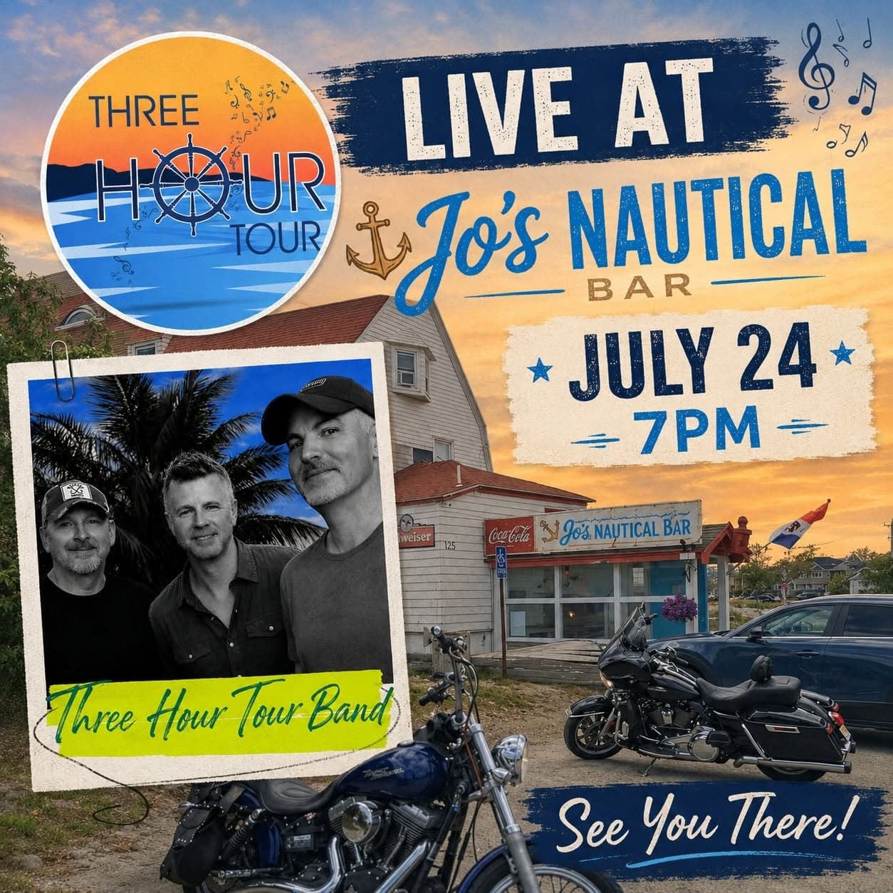 Three Hour Tour -live at Jo’s