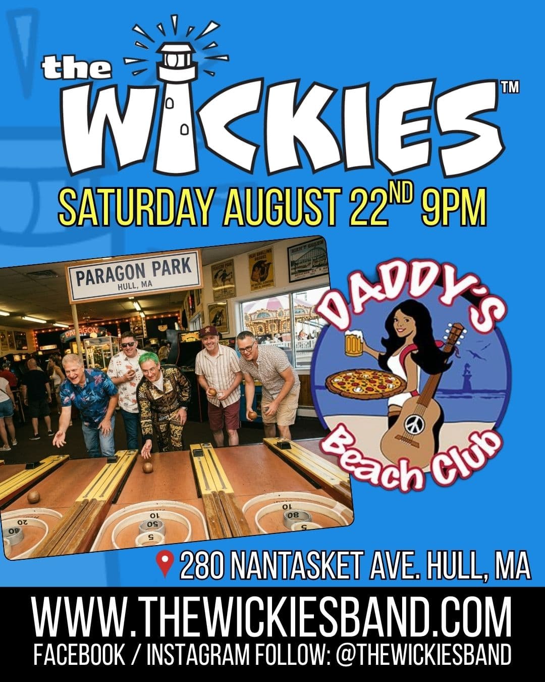 The Wickies return to Daddy’s Beach Club!