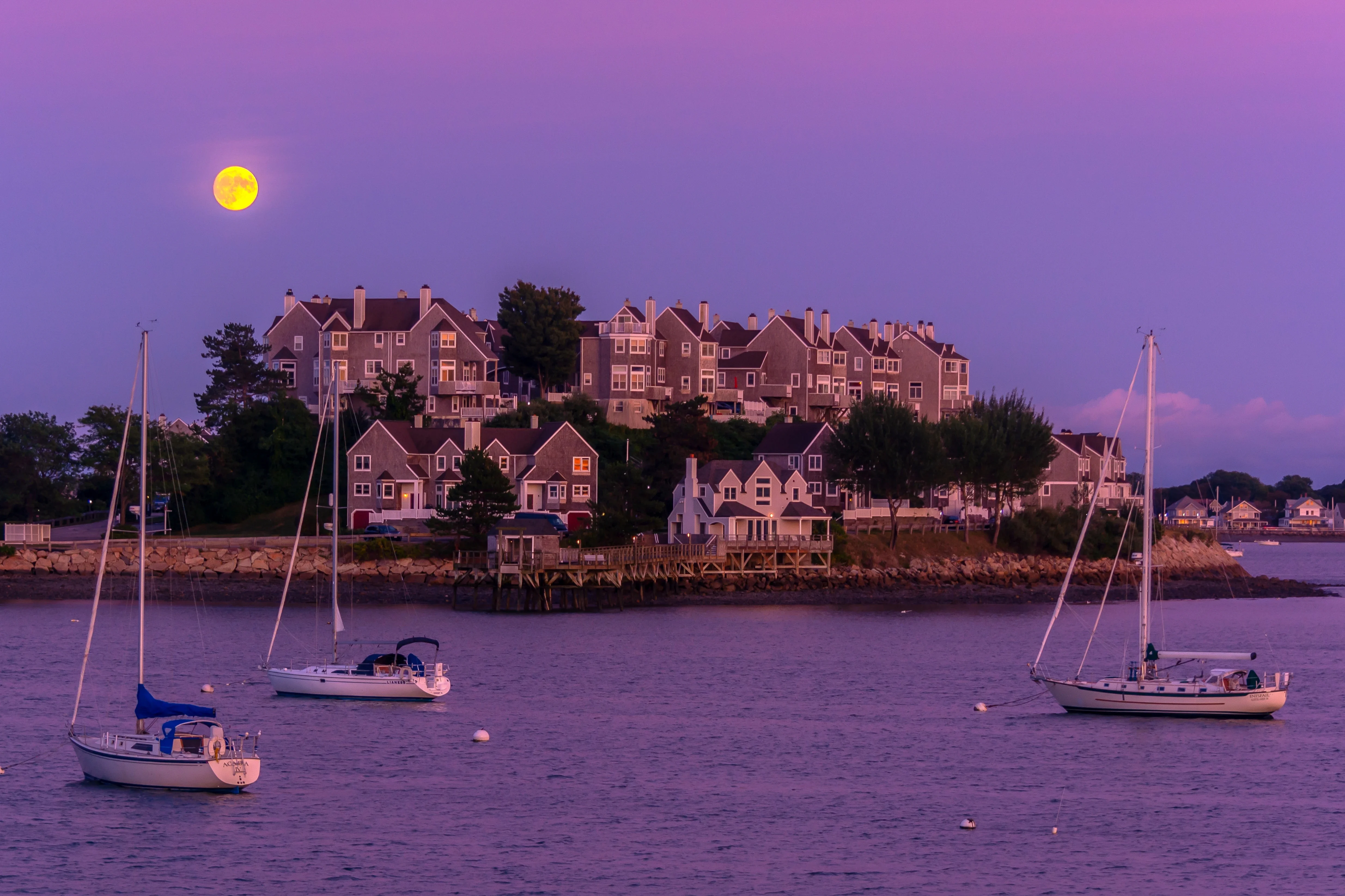 Spinnaker Island scene